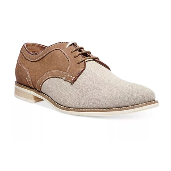 Steve Madden Men's Sojourn Canvas and Suede Oxford Shoes Size 8 - Picture 1 of 11